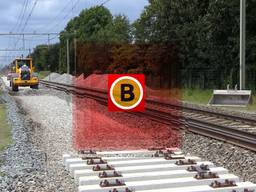 Verminderen rubbertjes onder het spoor de trillingen die de treinen veroorzaken?