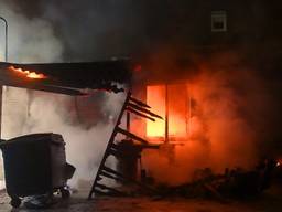 Brand veroorzaakt schade aan winkels in Bergeijk