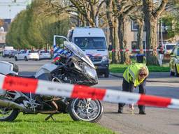 Motoragent onderuit tijdens achtervolging