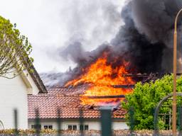 Brand verwoest gastenverblijf in Moergestel