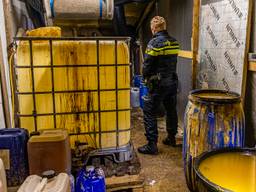 Xtc-lab ontdekt in een loods in Tilburg