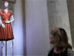 Een jurk van koningin Maxima in de Grote Kerk in Breda