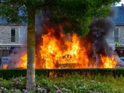 Drie auto's in Drunen door brand verwoest