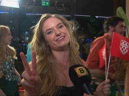 Beretrots op haar tweede plek (beeld: Omroep Brabant).