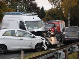 Ravage op rondweg Uden na ongeluk