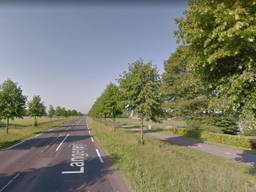 Op de Langereijt in Oostelbeers werden fietsers bespoten met sambal. (Foto: Google Streetview)