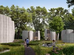 Zo gaan de 3D-geprinte woningen eruit zien (beeld: project Milestone).