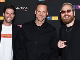 Thomas van der Vlugt, Giel de Winter en Stefan Jurriens van StukTV in 2024 (foto: ANP).