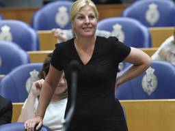 Attje Kuiken in de Tweede Kamer (foto: ANP / Hollandse hoogte / Peter Hilz).