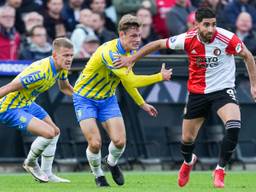 Luuk Wouters probeert Alireza Jahanbaksh af te stoppen (foto: Orange Pictures).