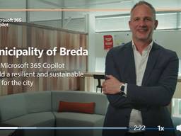 Kritiek op gemeente Breda na deelname aan Microsoft-video (bron: Linkedin).