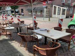 Zo zag het terras er vorig jaar uit.