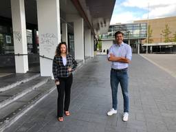 Lieke Gaminde en Niels van Stappershoef strijden tegen straatintimidatie. (Foto: Tom van den Oetelaar)