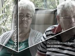 Paula en Wim van Baardwijk.