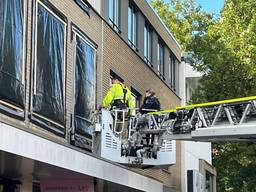 Onderzoek in Uden (foto: Dtv Nieuws).