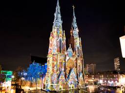 De Catharinakerk en project Windows (foto: Bart van Overbeeke).