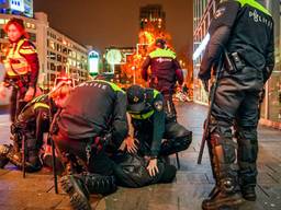 Massaal politie in Eindhoven aanwezig na oproepen tot rellen