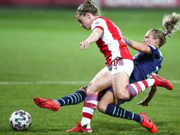 De vrouwen van PSV verloren van Arsenal (foto: ANP)