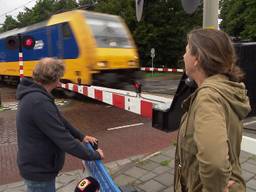 Buurtbewoners worden gek van de trillingen van goederentreinen over de Brabantroute (foto: Leon Hagedoorn).