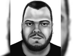 De  compositietekening van Jos Leijdekkers die de politie vorig jaar verspreiddde (bron: politie.nl).