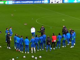 PSV trainde maandagavond in het Stade Roudourou (foto: Yannick Wezenbeek)