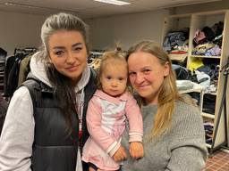 Anastasia, Bohdana en Natalia in de vluchtelingenopvang in Tilburg (foto: Tom van den Oetelaar).