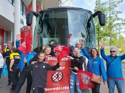 PSV-fans maken zich op voor de bekerfinale.