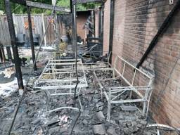 Brand in schuurtjes Geldrop
