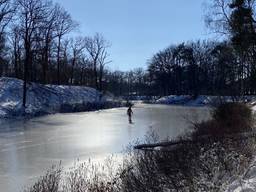 Onder meer in Vught wordt geschaatst.