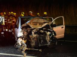 Twee gewonden bij ongeluk op A59