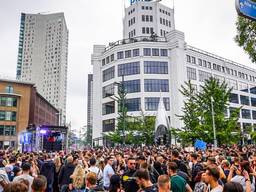 Het was druk in het centrum van Eindhoven tijdens een demonstratie Unmute Us (foto: Sem van Rijssel/ SQ Vision).