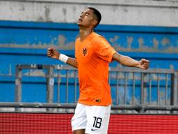 Cody Gakpo in het shirt van Jong Oranje (foto: ANP). 