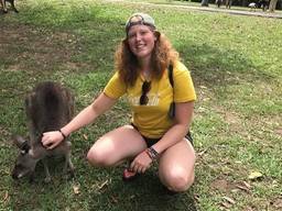 Jara Bunnik in Australië (foto: Jara Bunnik)