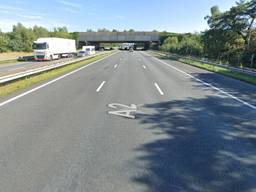De A2 bij Heeze (Foto: Google Maps).