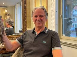 Oscar met het door hem gedoneerde haar (foto: Imke van de Laar)