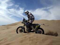 Frans Verhoeven in de Dakar Rally.