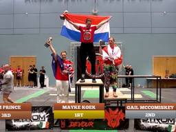 Mayke van Wouwen-Koek is wereldkampioen strongman (foto: Mayke van Wouwen-Koek). 