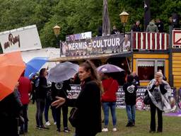 Demonstratie van kermisexploitanten op het Malieveld in Den Haag.