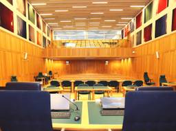 De rechtszaal waar het proces plaatsvindt in Den Bosch (Archieffoto: Karin Kamp)