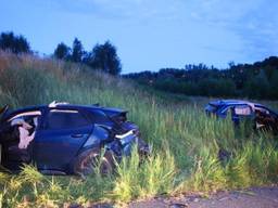 Drie gewonden bij ongeluk met twee auto's op A2 bij Den Bosch