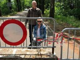 De ouders van Alexandra tijdens een ontmoeting op de grens (eigen foto).