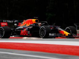 Max Verstappen op het circuit van Spelberg