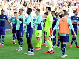 Teleurstelling bij de PSV-spelers (Foto: ANP)