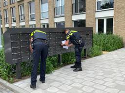 Alle bewoners in de straat hebben een oproep in de bus gehad (foto: Jan Peels) 