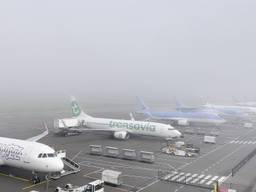 Eindhoven Airport heeft last van de mist (archieffoto).