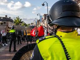 De demonstratie liep uit de hand (archieffoto: Rob Engelaar).