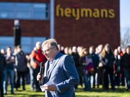 CEO Ton Hillen sprak de medewerkers in Rosmalen toe (foto: ANP).