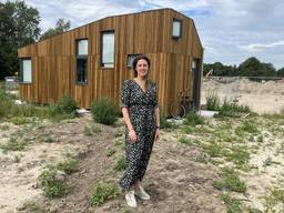 Laura is de eerste bewoner van Minitopia in Eindhoven (foto: Rogier van Son).