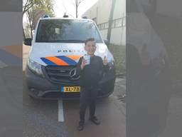 Alihsan (7) haalde zijn C-diploma en heeft nu de dag van zijn leven. Privéfoto.