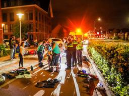 Een motorrijder is zaterdagnacht zwaargewond geraakt op de Leostraat in Eindhoven.